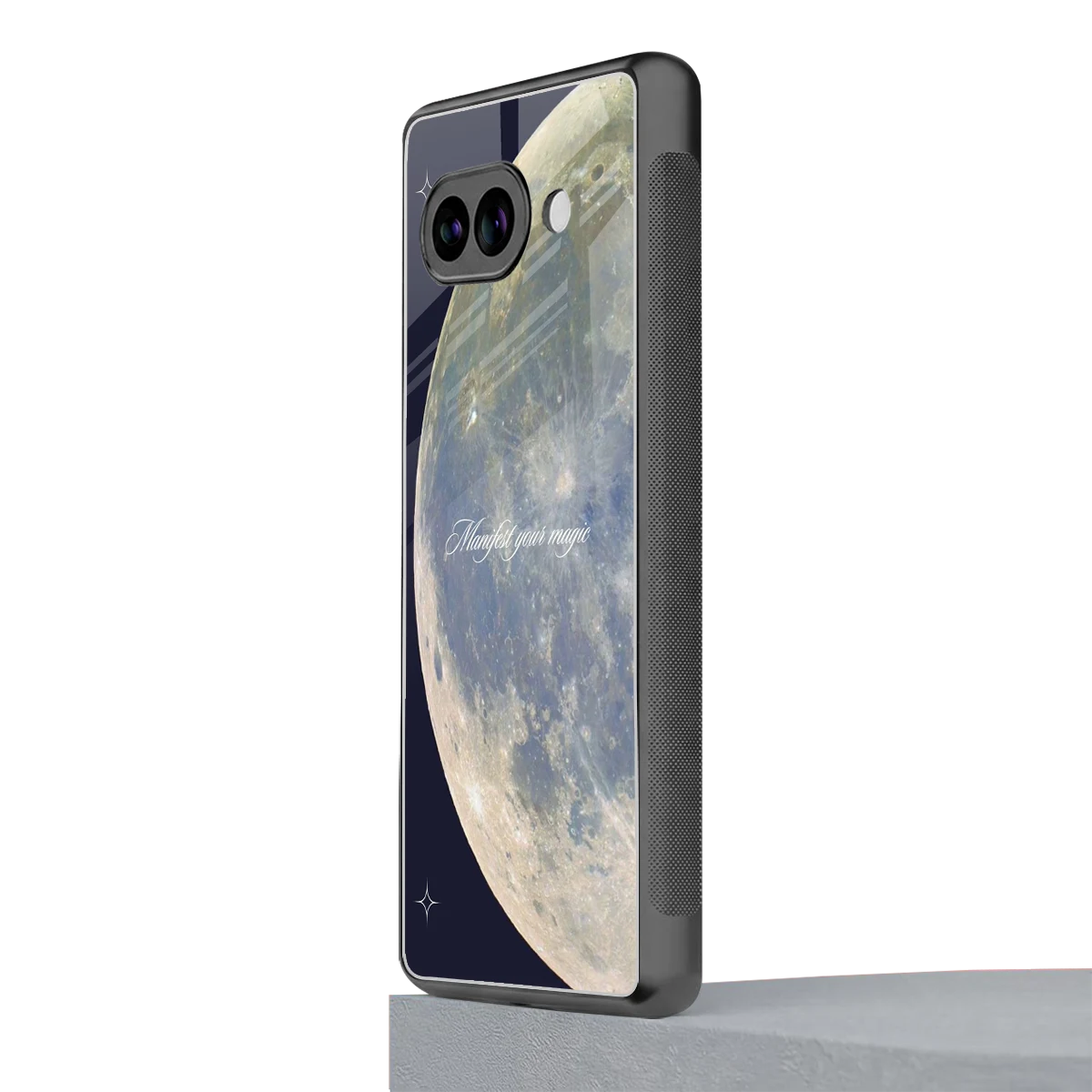 Manifest Glow google pixel 9a mobile cover | shockproof glass phone case