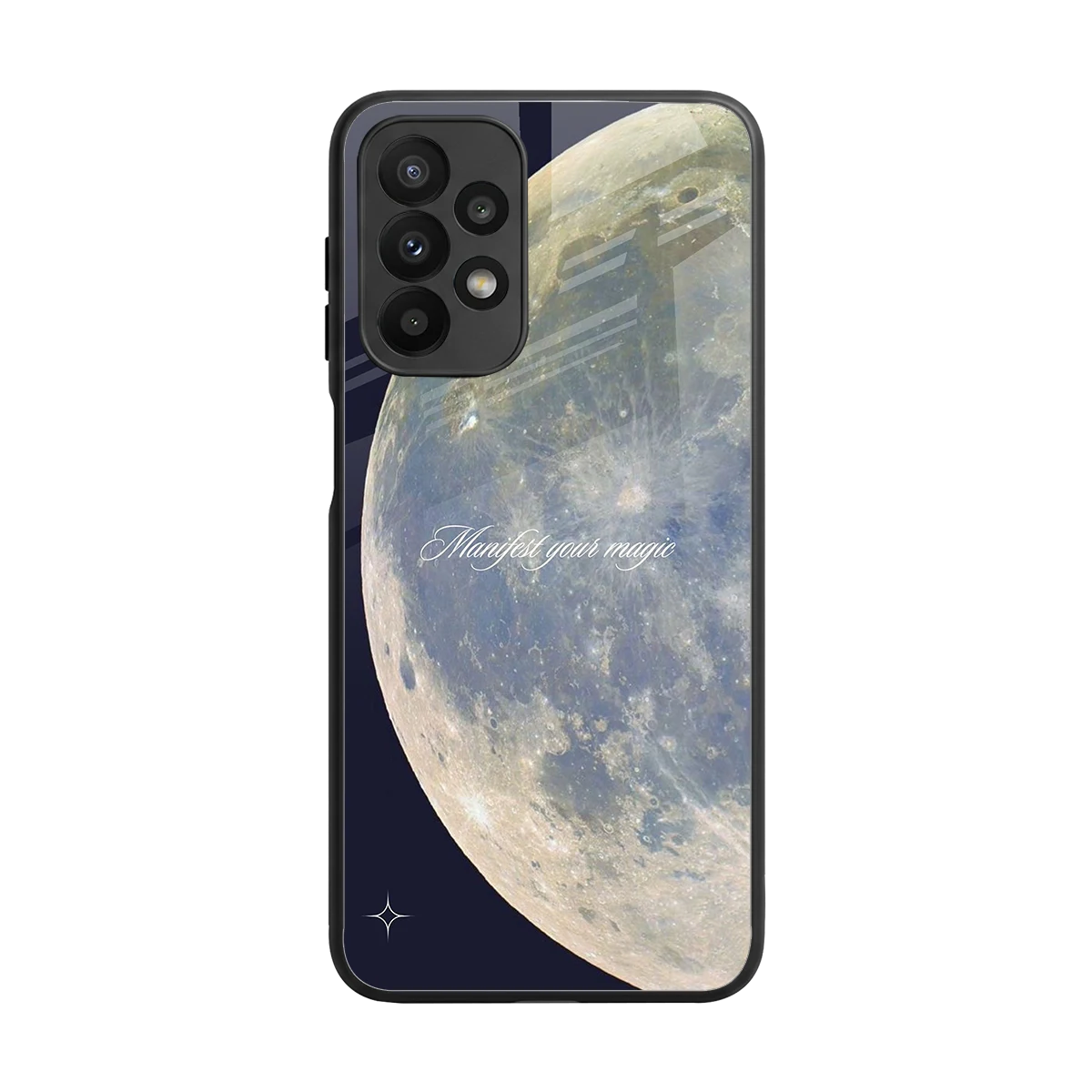 Manifest Glow back phone cover | glass case for samsung galaxy a23