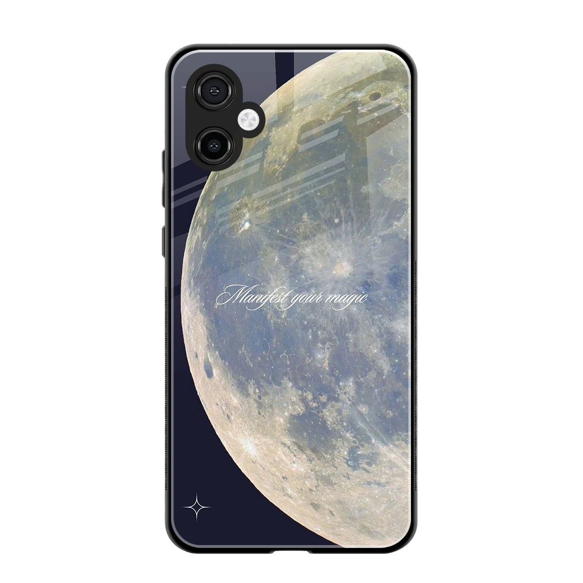 Manifest Glow back phone cover | glass case for samsung galaxy a06 5g