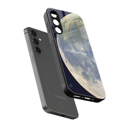 Manifest Glow sleek samsung galaxy a55 5g cover with tempered glass back and TPU edges