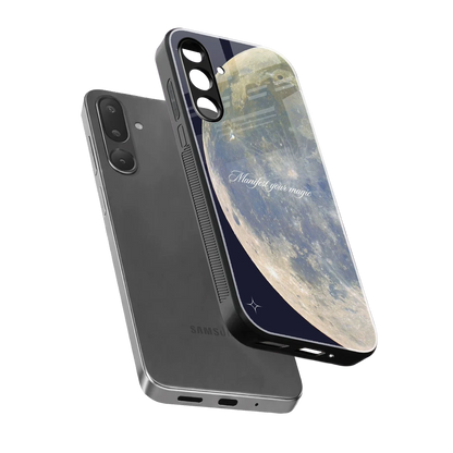 Manifest Glow sleek samsung galaxy m36 5g cover with tempered glass back and TPU edges