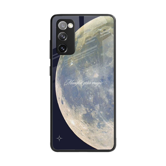Manifest Glow back phone cover | glass case for samsung galaxy s20 fe