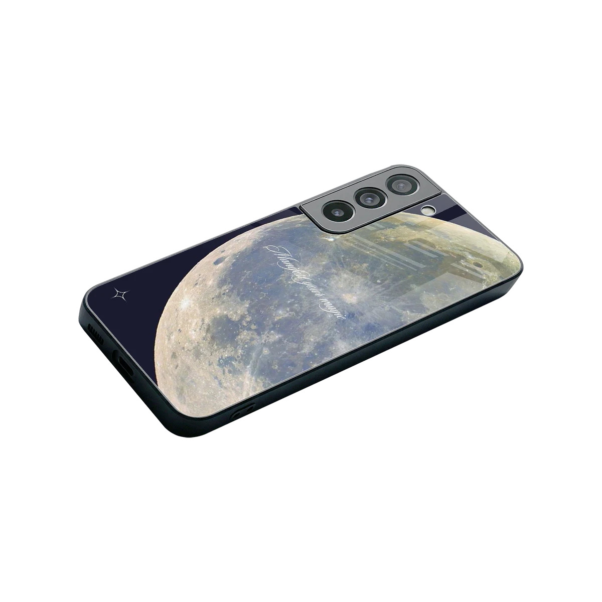 Manifest Glow stylish phone case for samsung galaxy s22 | glossy glass and slim fit