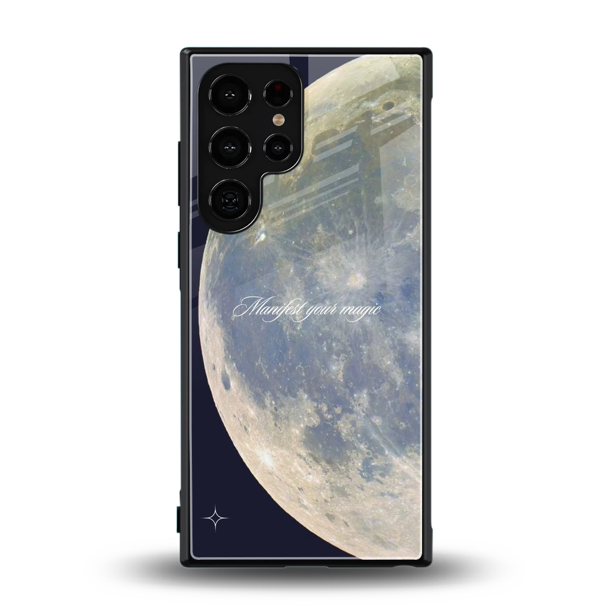 Manifest Glow back phone cover | glass case for samsung galaxy s23 ultra