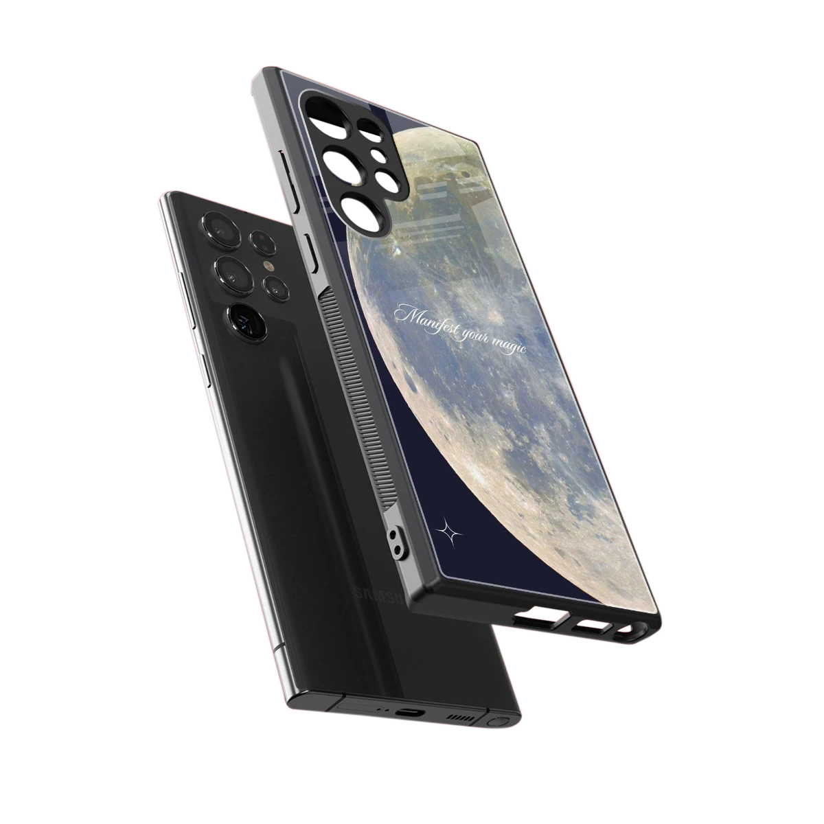 Manifest Glow sleek samsung galaxy s23 ultra cover with tempered glass back and TPU edges