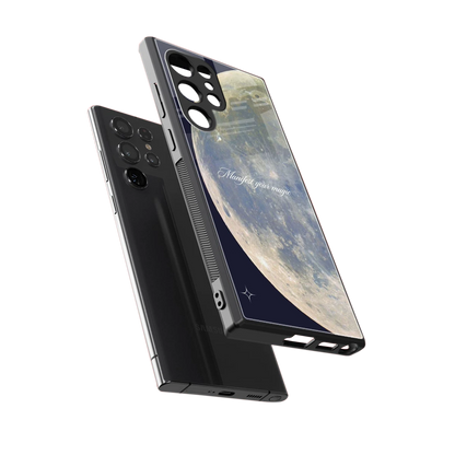 Manifest Glow sleek samsung galaxy s23 ultra cover with tempered glass back and TPU edges