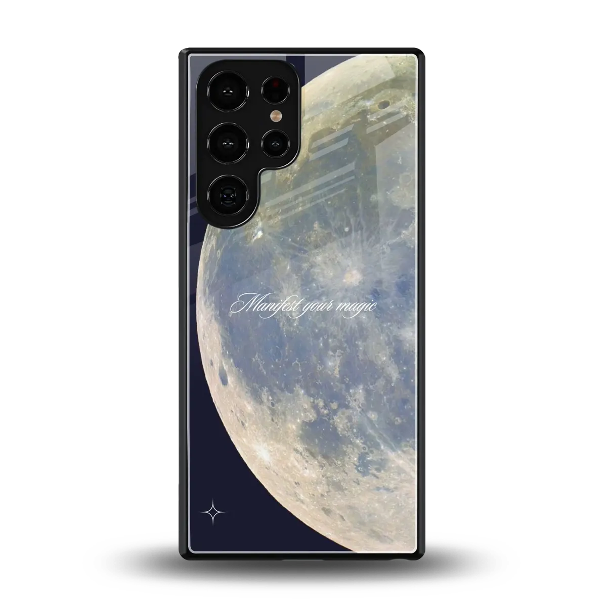 Manifest Glow back phone cover | glass case for samsung galaxy s25 ultra