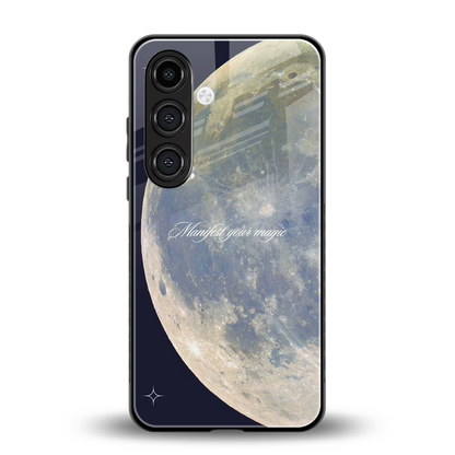 Manifest Glow back phone cover | glass case for samsung galaxy s25 fe
