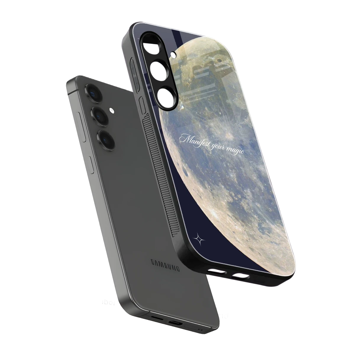 Manifest Glow sleek samsung galaxy s24 plus cover with tempered glass back and TPU edges