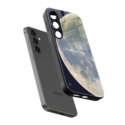 Manifest Glow sleek samsung galaxy s23 fe cover with tempered glass back and TPU edges