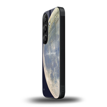 Manifest Glow samsung galaxy s24 fe mobile cover | shockproof glass phone case