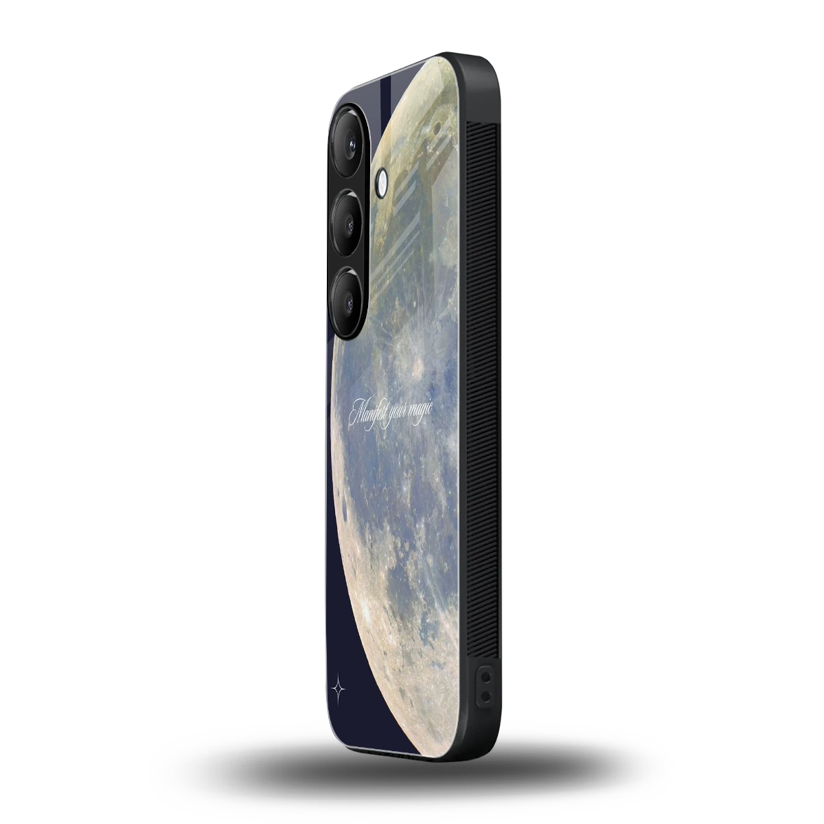 Manifest Glow samsung galaxy s25 fe mobile cover | shockproof glass phone case