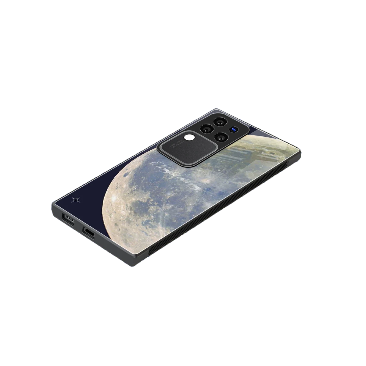 Manifest Glow stylish phone case forvivo v30 pro | glossy glass and slim fit