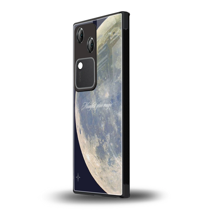 Manifest Glow vivo v30 mobile cover | shockproof glass phone case