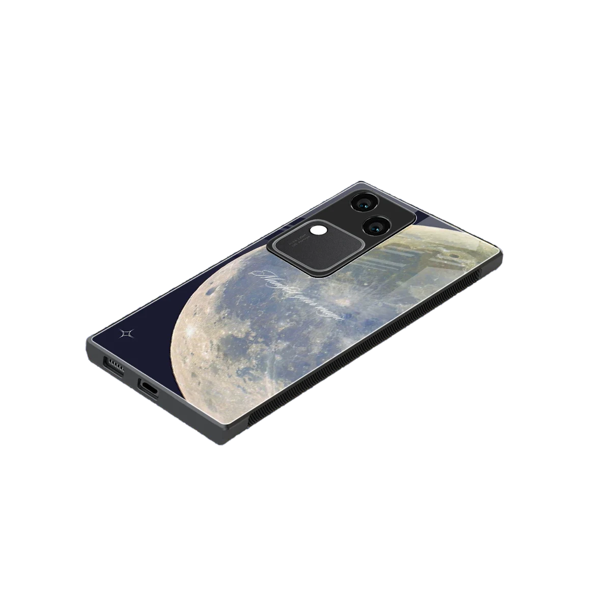 Manifest Glow stylish phone case for vivo v30 | glossy glass and slim fit