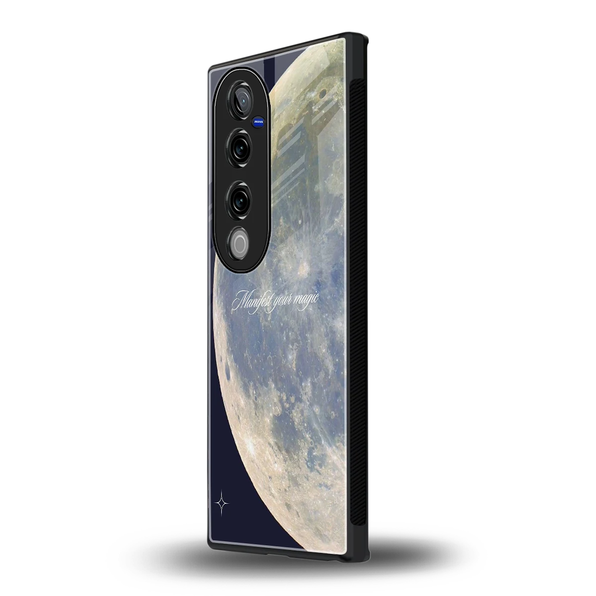 Manifest Glow vivo v40 pro mobile cover | shockproof glass phone case