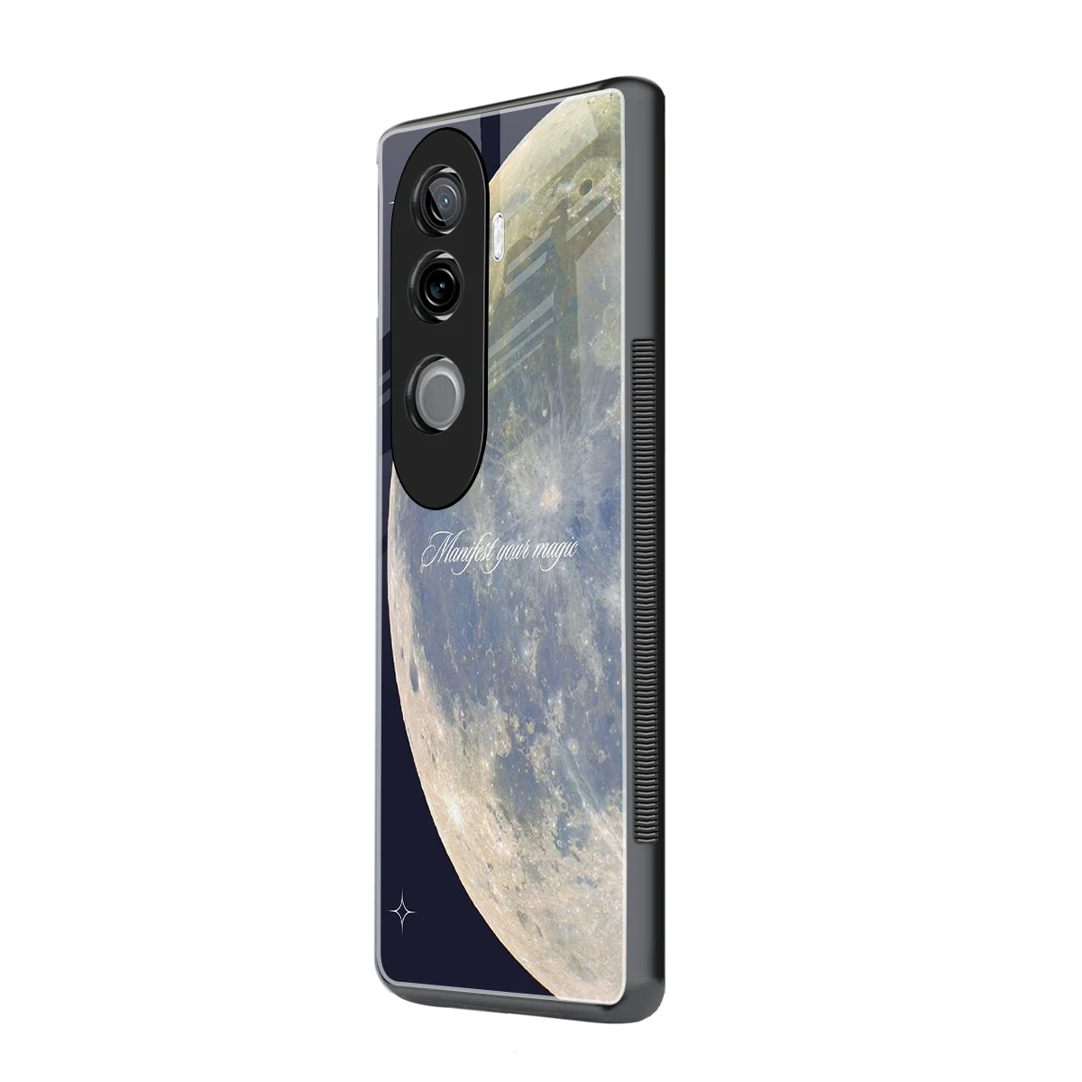 Manifest Glow vivo v40e mobile cover | shockproof glass phone case