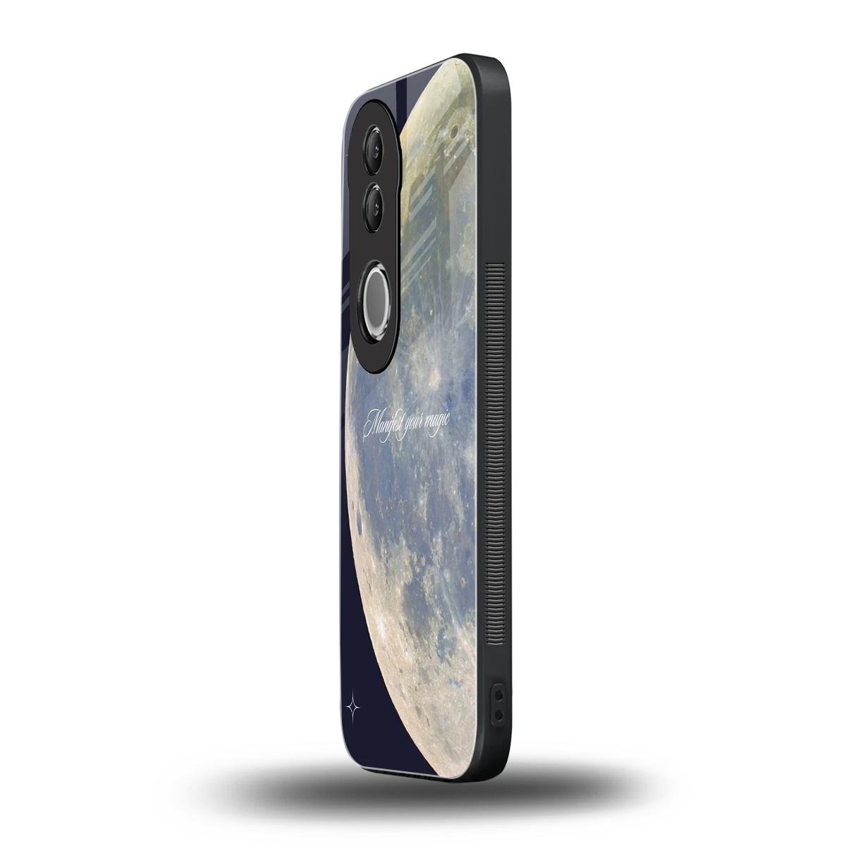 Manifest Glow vivo v50 mobile cover | shockproof glass phone case