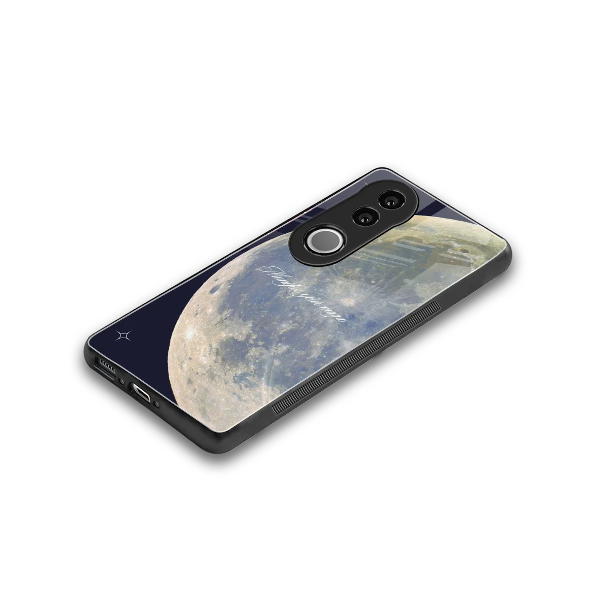 Manifest Glow stylish phone case for vivo v50 | glossy glass and slim fit