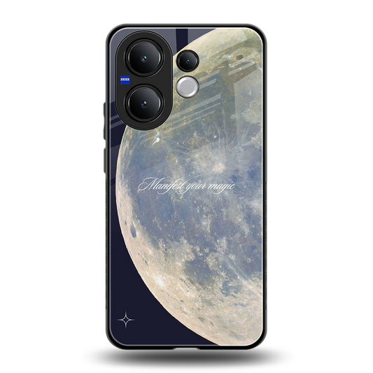 Manifest Glow back phone cover | glass case for vivo v60
