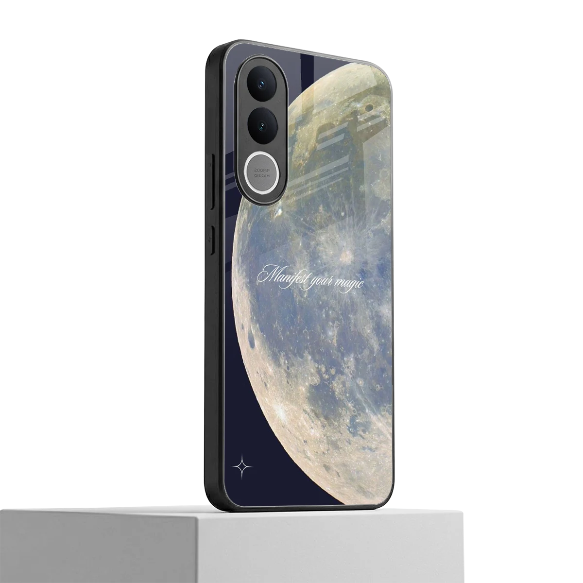 Manifest Glow vivo v70 fe mobile cover | shockproof glass phone case
