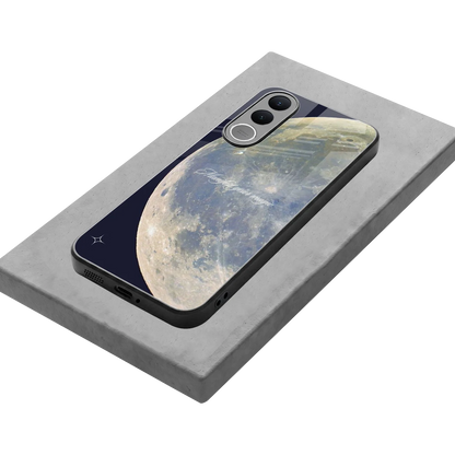 Manifest Glow stylish phone case for vivo v70 fe | glossy glass and slim fit