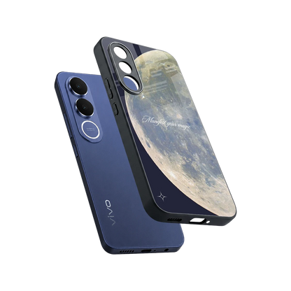 Manifest Glow sleek vivo v70 fe cover with tempered glass back and TPU edges