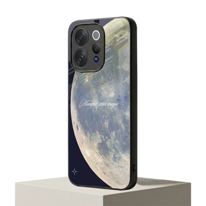 Manifest Glow vivo v70 elite mobile cover | shockproof glass phone case