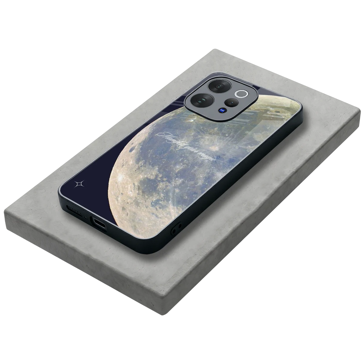 Manifest Glow stylish phone case for vivo v70 | glossy glass and slim fit
