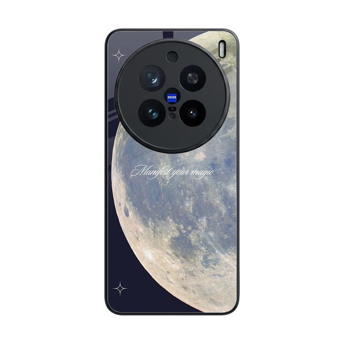 Manifest Glow back phone cover | glass case for vivo x200 pro