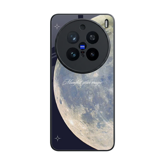 Manifest Glow back phone cover | glass case for vivo x200 pro