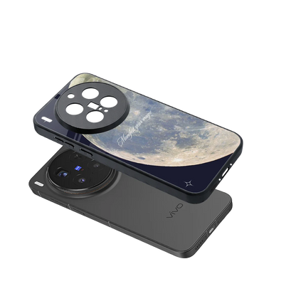 Manifest Glow sleek vivo x300 pro cover with tempered glass back and TPU edges