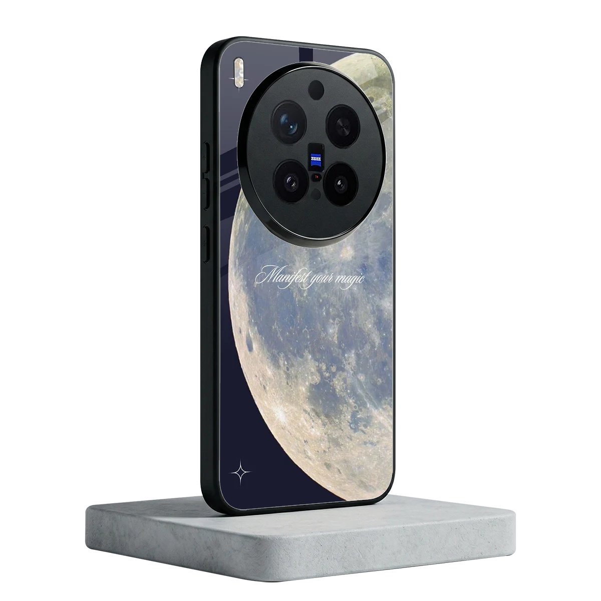 Manifest Glow vivo x300 pro mobile cover | shockproof glass phone case