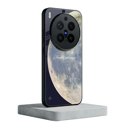 Manifest Glow vivo x300 pro mobile cover | shockproof glass phone case