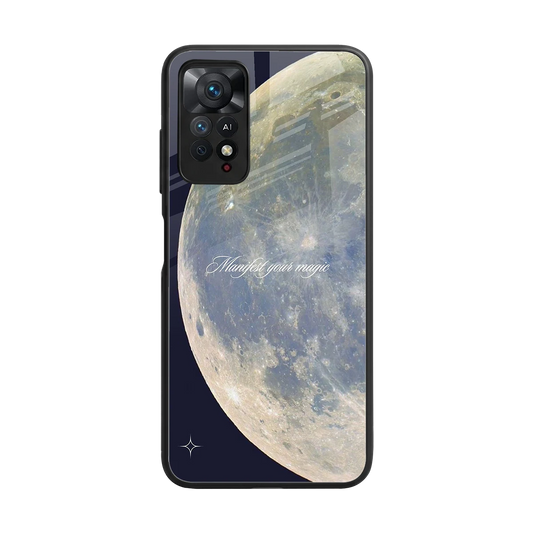 Manifest Glow back phone cover | glass case for redmi note 11 pro