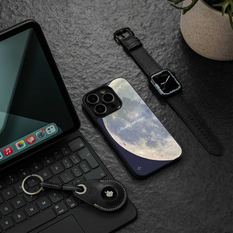 Manifest Glow Phone Case for Iphone 15 Plus| Glass Case