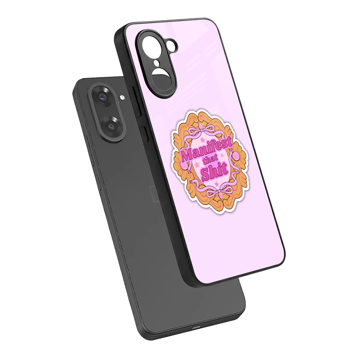 Manifestor sleek oneplus nord ce5 5g cover with tempered glass back and TPU edges