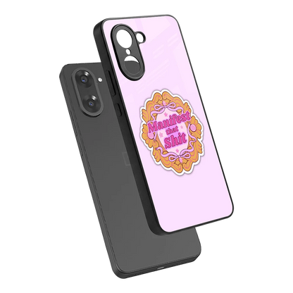 Manifestor sleek oneplus nord ce5 5g cover with tempered glass back and TPU edges