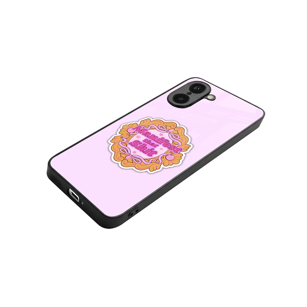 Manifestor stylish phone case for oneplus nord ce5 5g | glossy glass and slim fit