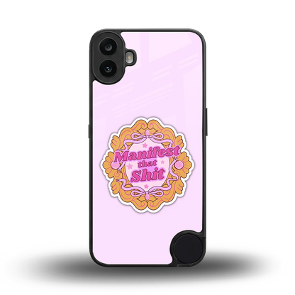 Manifestor back phone cover | glass case for cmf nothing phone 1