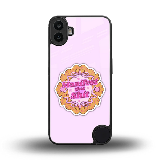 Manifestor back phone cover | glass case for cmf nothing phone 1