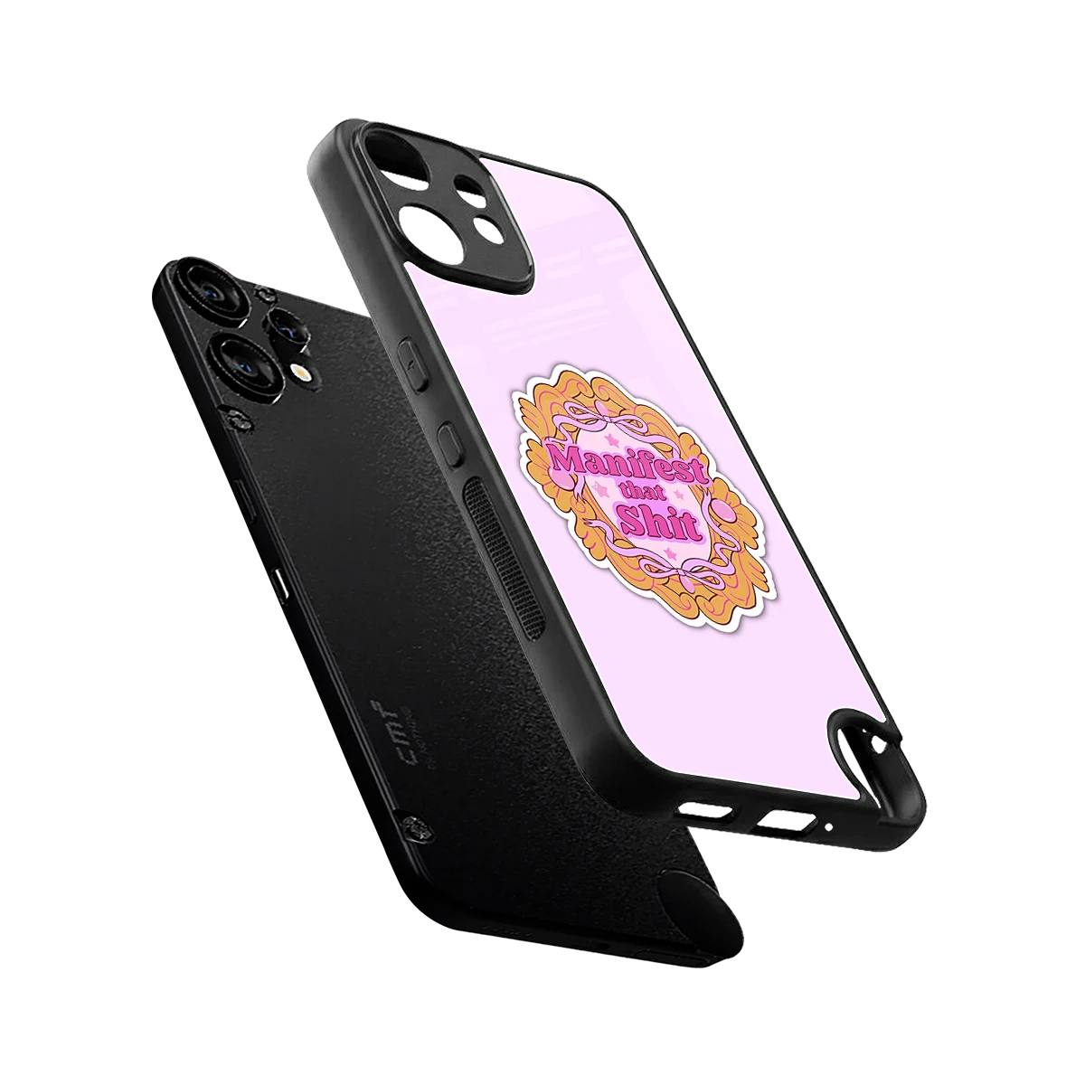 Manifestor sleek cmf nothing phone 2 pro cover with tempered glass back and TPU edges