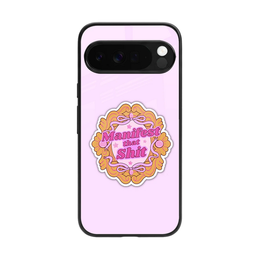 Manifestor back phone cover | glass case for google pixel 10 pro xl