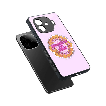 Manifestor sleek iqoo neo 10r 5g cover with tempered glass back and TPU edges