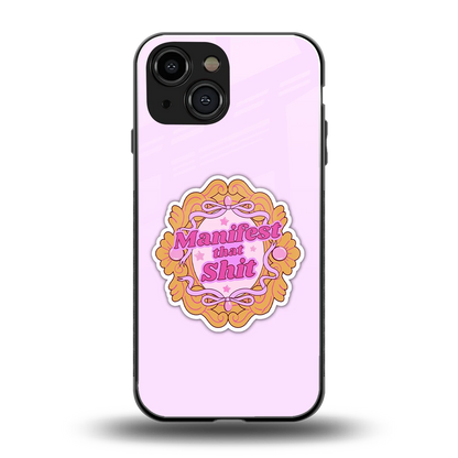 Manifestor back phone cover | glass case for iphone 12 mini