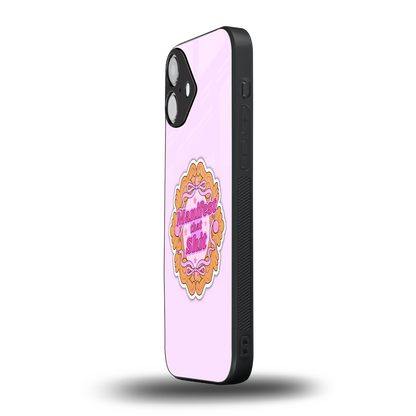 Manifestor iphone 16 plus mobile cover | shockproof glass phone case