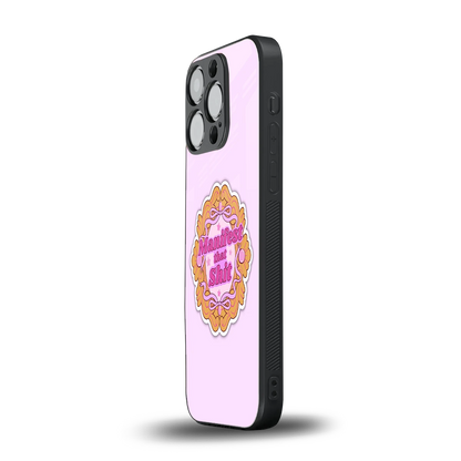 Manifestor iphone 16 pro mobile cover | shockproof glass phone case