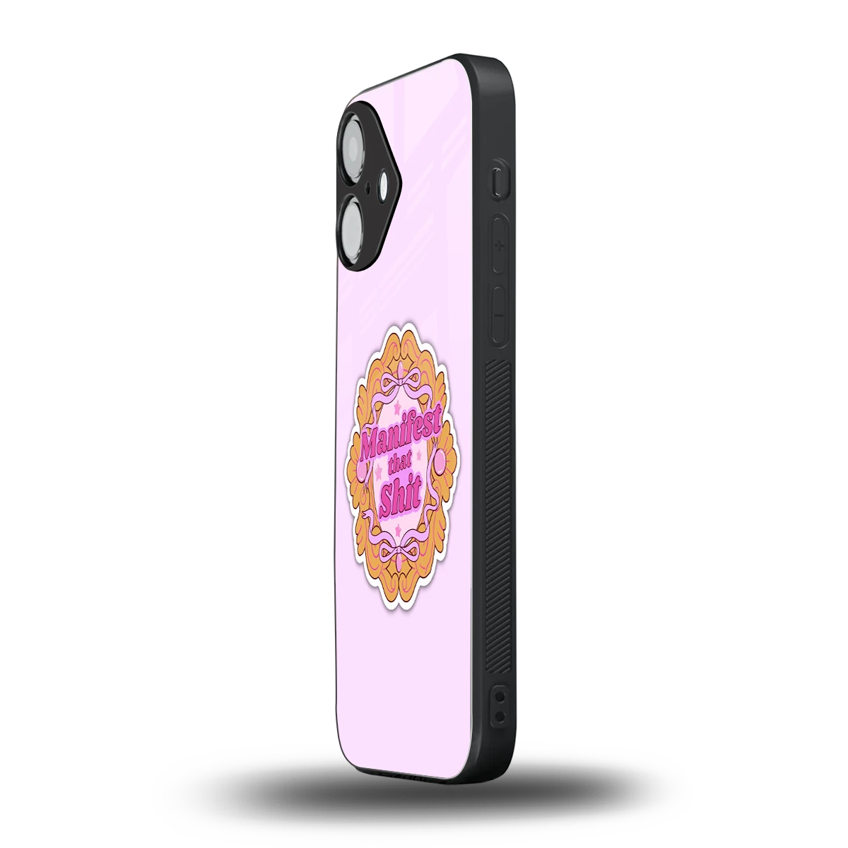 Manifestor iPhone 16 mobile cover | shockproof glass phone case
