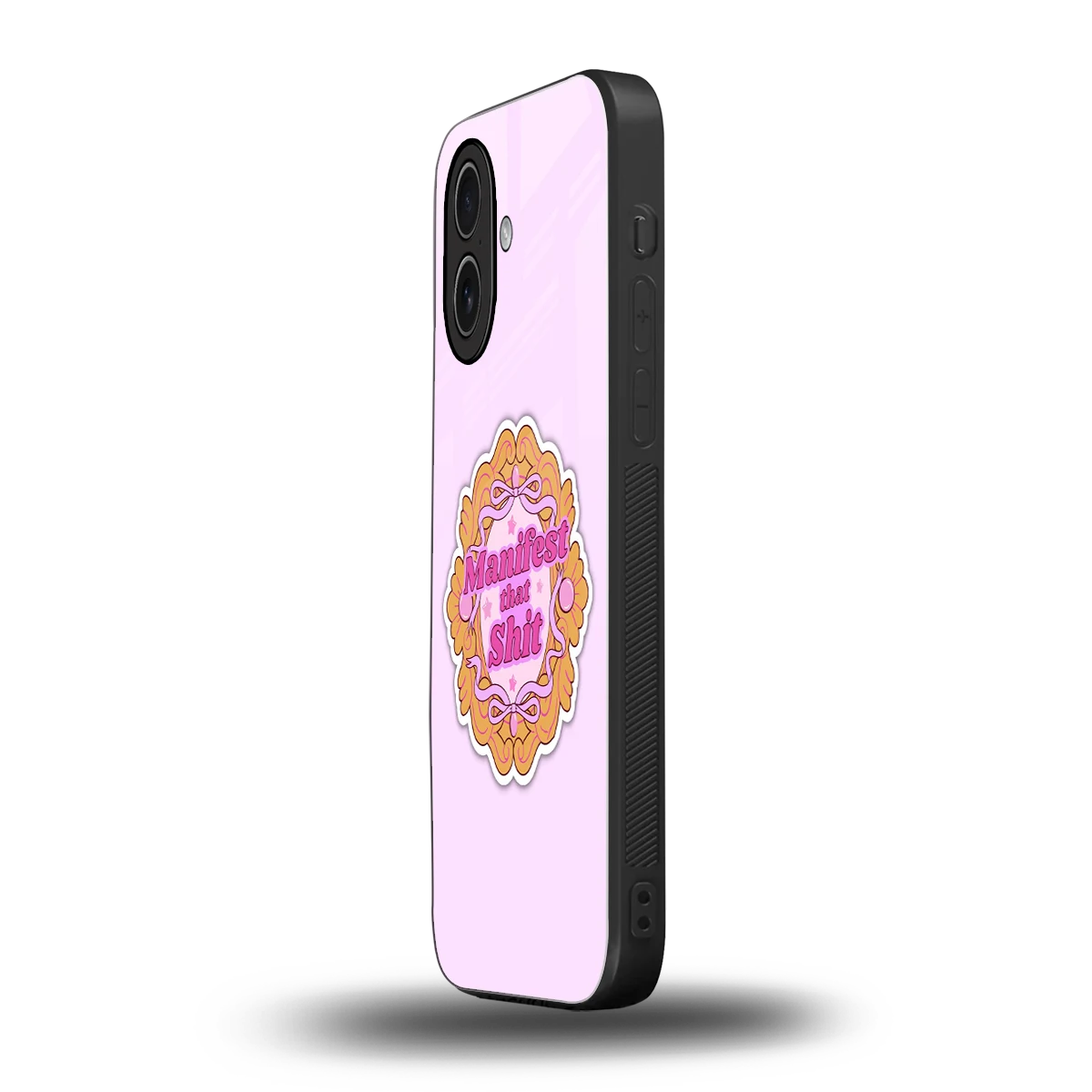 Manifestor iphone 17 mobile cover | shockproof glass phone case