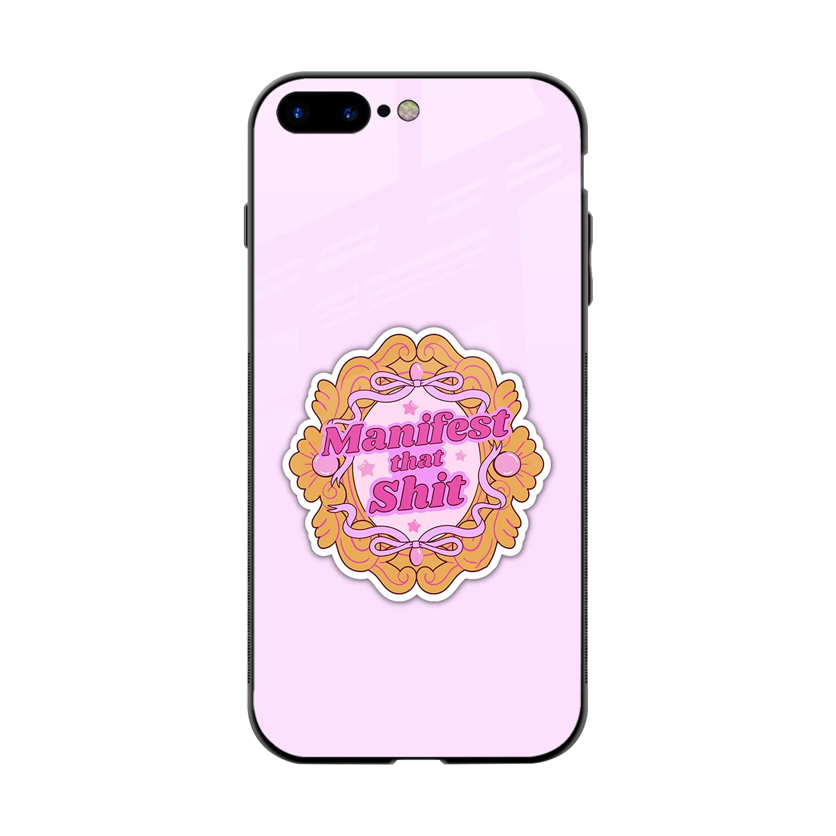 Manifestor back phone cover | glass case for iphone 8 plus